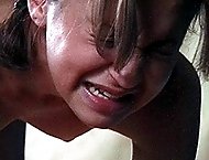 Strapped and brutally caned on all fours - teen girl in tears